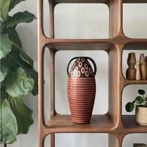 Authentic Signed Peruvian Chulucanas Ceramic Vase - 2007